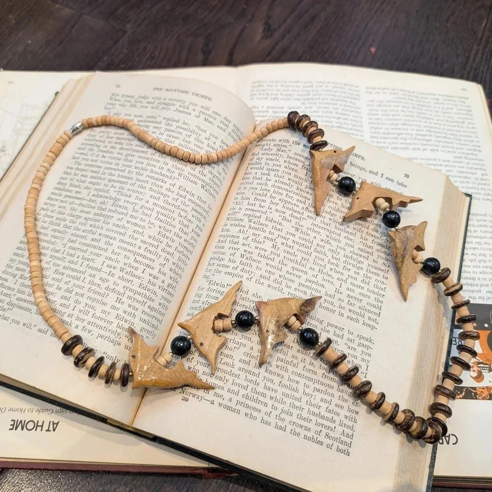 Handcrafted Wooden Beaded Necklace